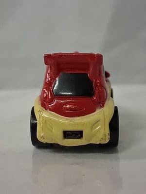 Vintage Micro Machines Red Car With Flames 2002 Hasbro - Thumbnail 4