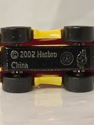 Vintage Micro Machines Red Car With Flames 2002 Hasbro - Thumbnail 6