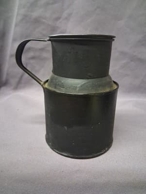 Rare 1890's Antique The Snow Flake Axle Grease Tin hand - Thumbnail 2