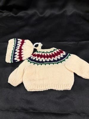 Cute Handmade Designer Outfit For 18" American Girl Hooded 2pc Top - Thumbnail 2