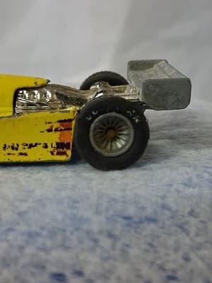 Vtg 1982 Hot Wheels Turbo Streak #7 Yellow Indy Formula 1 Racing Car Malaysia - Thumbnail 2