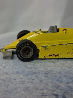 Vtg 1982 Hot Wheels Turbo Streak #7 Yellow Indy Formula 1 Racing Car Malaysia - Thumbnail 3
