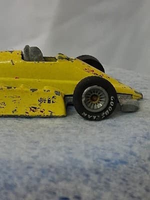 Vtg 1982 Hot Wheels Turbo Streak #7 Yellow Indy Formula 1 Racing Car Malaysia - Thumbnail 7