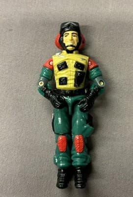 Vintage GI Joe Figure 1986 Lift Ticket