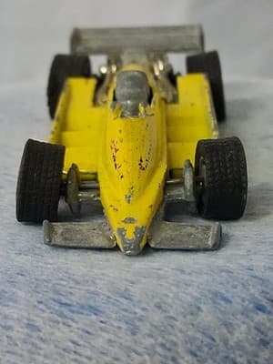 Vtg 1982 Hot Wheels Turbo Streak #7 Yellow Indy Formula 1 Racing Car Malaysia - Thumbnail 8