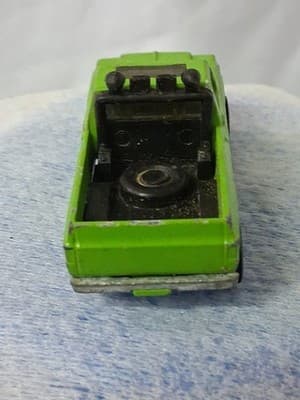 Vintage 1977 Hot Wheels Chevrolet Green Eagle Pickup Truck Blackwall Hong Kong - Thumbnail 4