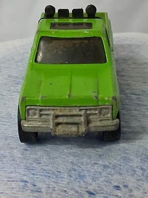 Vintage 1977 Hot Wheels Chevrolet Green Eagle Pickup Truck Blackwall Hong Kong - Thumbnail 8