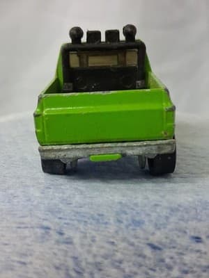 Vintage 1977 Hot Wheels Chevrolet Green Eagle Pickup Truck Blackwall Hong Kong - Thumbnail 3