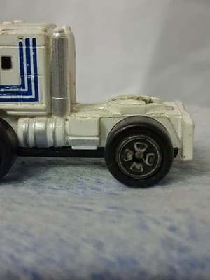 Micro Machines Vintage Road Champs Goodyear Semi Truck ONLY Blue White 1989 - Thumbnail 3