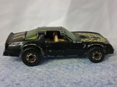 1977 Hot Wheels Trans Am Hot Bird Blackwall Golden Rims Rare Hong Kong 🔥 - Thumbnail 2