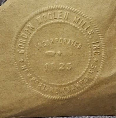 Antique 1883 Cast Iron Stamp Press Seal Embosser Gordon Woolen Mills Inc NH - Thumbnail 8
