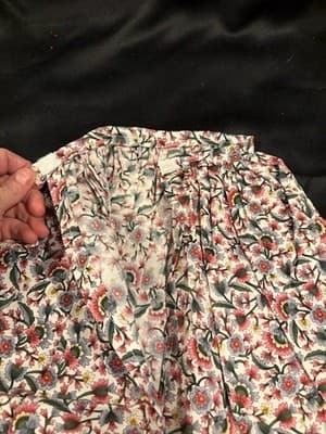 White And Red Pattern With Flowers Outfit For 18" American Girl Dolls - Thumbnail 3