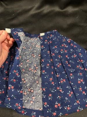 Blue With Flowers Outfit For 18" American Girl Dolls - Thumbnail 2