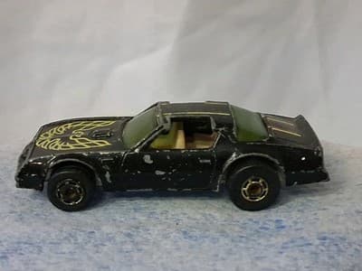1977 Hot Wheels Trans Am Hot Bird Blackwall Golden Rims Rare Hong Kong 🔥 - Thumbnail 4