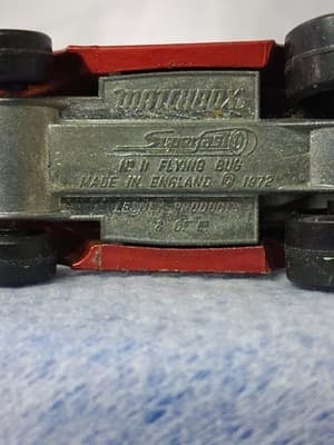 Vtg Matchbox Superfast Flying Bug VW No. 11 Diecast Lesney Made In England 1972 - Thumbnail 10