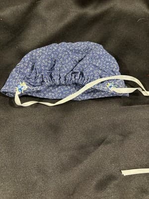 Accessory for 18 inch Dolls - Accessories Clothes Ect Blue String Cap Hat - Thumbnail 2