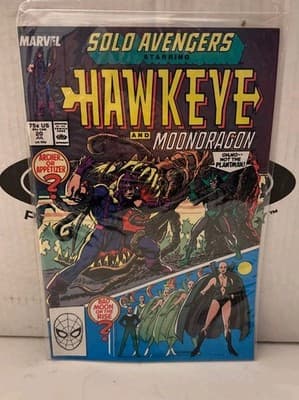 Marvel Solo Avengers Hawkeye Comic Book #20 [July 1989] Moondragon Vintage