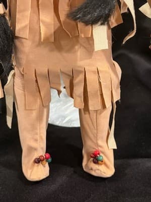 House Of Lloyd Native American Indian Maiden Porcelain Doll - Thumbnail 2