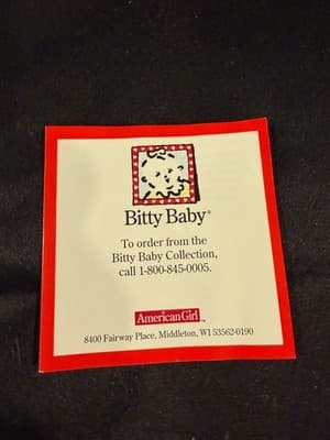 AMERICAN GIRL DOLL BITTY BABY PAMPHLET BOOKLET - Thumbnail 2
