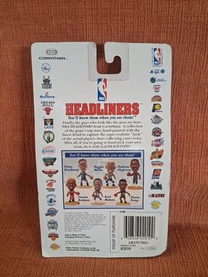1996 NBA Corinthian Headliners Grant Hill Detroit Pistons Action Figure - Thumbnail 4