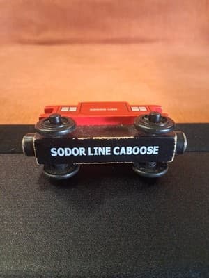 Thomas & Friends Wooden Train Engine Sodor Line Caboose - Thumbnail 4
