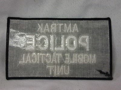 Amtrak Police Mobile Tactical Unit Patch 🚔 🚆 OBSOLETE Discontinued - Thumbnail 2