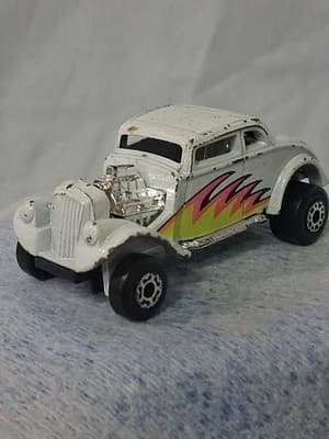 Vintage Matchbox White 33 WILLYS STREET ROD Pro Street 1/64 Diecast 1982 - Thumbnail 5
