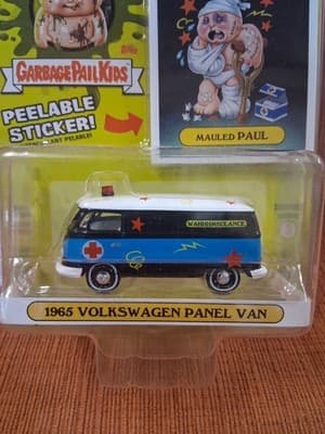 2021 Greenlight Garbage Pail Kids 1965 VOLKSWAGEN PANEL VAN 1/64 Diecast - Thumbnail 2