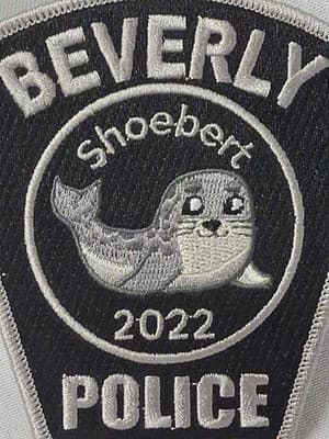 Beverly Massachusetts Police 2022 Shoebert 🦭 OBSOLETE Collectible Patch - Thumbnail 2