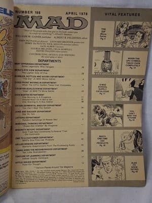 Vintage Mad Magazine April 1978 UPC Symbol Parody - Thumbnail 11