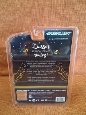Greenlight Volkswagen panel Van Mardi Gras 2020 Hobby Ex. 1:64 Diecast Purple - Thumbnail 3