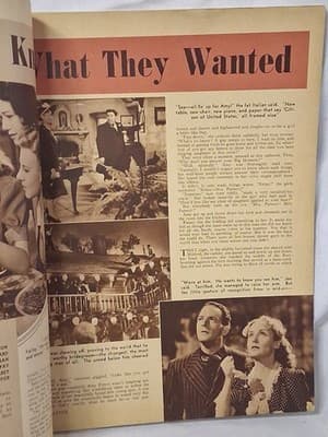 1940 OCTOBER MOVIE STORY MAGAZINE - GABLE TRACY COLBERT & LAMARR COVER - E 1536 - Thumbnail 8