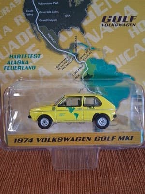 1:64 GreenLight *HARTETEST ALASKA-FEUERLAND* 1974 VW GOLF MK1 *NIP!* - Thumbnail 2