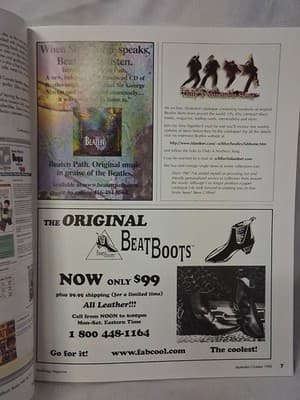 Beatology Magazine for Beatles Memorabilia fans - v1 #1 (1998) Exc Bag & Board🎶 - Thumbnail 3