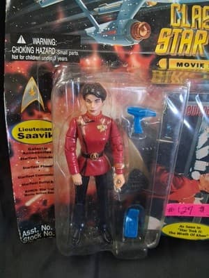 1995 Classic Star Trek Movie Series Lieutenant Saavik Star Trek II Playmates Toy - Thumbnail 2