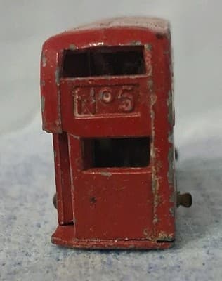 Lesney #5 London Bus Double Decker Die Cast Car - Thumbnail 4