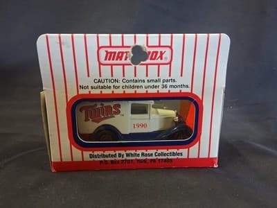 1990 Minnesota Twins Baseball Matchbox Truck Model A New In Box - Thumbnail 3