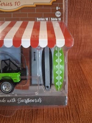 1971 '71 JEEP CJ-5 RENEGADE WITH SURFBOARDS THE HOBBY SHOP 10 GREENLIGHT 2020 - Thumbnail 3
