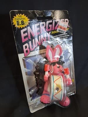 Vintage 1990 New Energizer Bunny Squeeze See Photos Of Pkg - Thumbnail 3