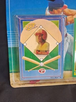 ⚾1990 Eric Davis MLB 1990 Card and Pin Series Collectible MVP Player Premier - Thumbnail 2