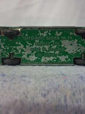 Vintage 1960’s Matchbox Lesney Series No. 74 Daimler Bus - Thumbnail 6