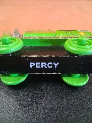 Thomas & Friends Wooden Railway Train Jack Frost Ice Covered Percy Engine 2003 - Thumbnail 10
