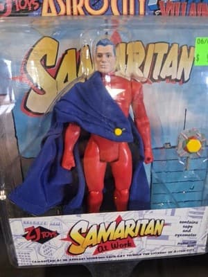 1998 ZJ Toys ASTRO CITY comic 6" SAMARITAN st work VTG action figure UNOPENED - Thumbnail 4