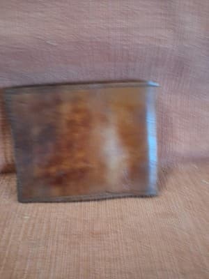 Vintage Brown Leather Fold Wallet With Hunting Animal, Uruguay 🇺🇾 - Thumbnail 7
