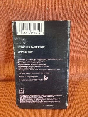 If Wishes Came True Cassette Single tape Sweet Sensation 1990 Atlantic promo - Thumbnail 2