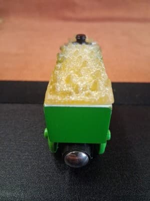 Thomas & Friends Wooden Railway Train Jack Frost Ice Covered Percy Engine 2003 - Thumbnail 5