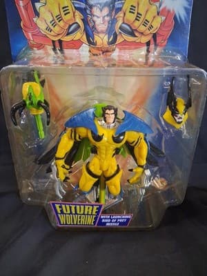 1997 Toy Biz X-Men Missile Flyers Future Wolverine New In Packaging Dmg Box - Thumbnail 2