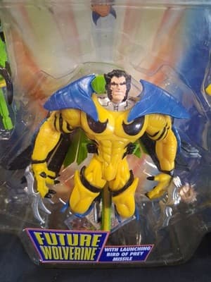 1997 Toy Biz X-Men Missile Flyers Future Wolverine New In Packaging Dmg Box - Thumbnail 3