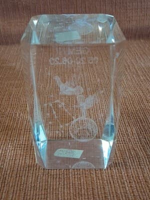 Angel Lazer paperweight Humingbird Gemini - Thumbnail 4