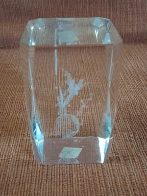 Angel Lazer paperweight Humingbird Gemini - Thumbnail 5